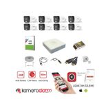 Hikvision 8 Kameralı 7/24 Renkli Görüşlü 2mp Ahd Güvenlik Kamerası - 40 Metre