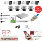 Hikvision 8 Kameralı Ip Kamera Seti - 4 Dış, 4 Iç Ortam - Tak-Çalışır
