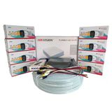 Hikvision 8’li Full HD Güvenlik Kamerası Seti Renkli Gece Görüşlü, Mikrofonlu, Olay Anında Bildirim