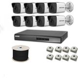 Hikvision 8'li Kamera Ip Set 2mp