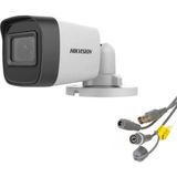 Hikvision Ahd Kamera 2 MP 2.8mm Gece Görüşlü Kablolu 1080P IR Bullet Kullanım Alanı İçin Beyaz DS-2CE16D0T-EXIF