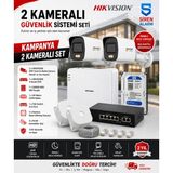 Hikvision Colorvu 2 Kameralı Ip Güvenlik Sistemi Seti