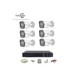 Hikvision Colorvu Gece-Karanlıkta Renkli 6 Ahd Kameralı 8 Kanal Kayıt Cihazı 500Gb Harddisk