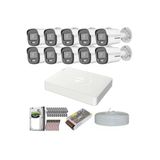 Hikvision Colorvu Gecen Karanlıkta 7/24 Renkli 10 Kameralı Set 2Tb Hdd