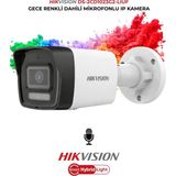 Hikvision DS-2CD1023G2-LIUF 2mp 2.8mm Poe Güvenlik Kamerası Sesli ve Renkli