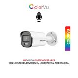 Hikvision Ds-2Ce10df0t-Lpfs 2.8Mm Bullet Colorvu Mikrofonlu Güvenlik Kamerası