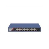 Hikvision DS-3E0326P-E(B) 24 Port Poe Yönetilemez Switch