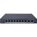 Hikvision DS-3E1310P-EI/M 8 Port 10/100 Mbps 2 Gigabit Uplink Port Akıllı PoE Switch