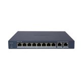 Hikvision DS-3E1510P-EI-M 8 Port 60W Full PoE Gigabit 2xUplink Yönetilemez Switch