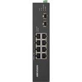 Hikvision DS-3T0510HP-E/HS 8 Port Gigabit 2X1GB SFP Uplink 110W 300 mt Poe Endüstriyel Switch