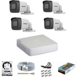 Hikvision Haıkon 4 Kameralı Güvenlik Kamera Hazır Set 1TB 7/24 HDD