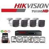 Hikvision Haikon 4 Kanal 2MP Güvenlik Kayıt Cihazı ve Kamera Seti 500GB HDD ile