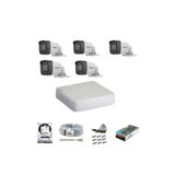 Hikvision Haıkon 5 Kameralı Güvenlik Kamera Hazır Set (Gece Renkli)