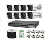 HIKVISION Hikvision 4mp Mikrofonlu 8 Kameralı 1tb Disk Tak Çalıştır Hazır Ip Kamera Seti