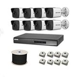 HIKVISION Hikvision 4mp Mikrofonlu 8 Kameralı Tak Çalıştır Hazır Ip Kamera Seti Hard Disk Yoktur
