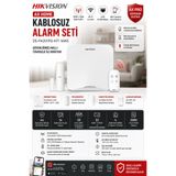 Hikvision KABLOSUZ ALARM SETİ (AX HOME) DS-PA201PG-KİT-16WE / Alarm Sistemi / Akıllı Alarm Sistemi / WiFi Alarm Sistemi / SIM Kartlı Alarm Sistemi / Telefon Kontrollü Alarm Sistemi