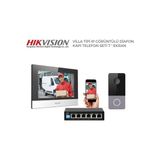 Hikvision Silver Seri Villa Tipi IP Görüntülü Diafon Kapı Seti – Güvenlik ve Konforun Buluşması