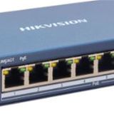 HikvisionDS-3E1310P-EI-M 8×10-100 Mbps PoE Portu, 2×Gigabit RJ45 Portu 60W Switch