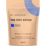 Hikwo Hw Mavi Taş Tozu Boyası 100 gr Hobi Harcı ve Alçı İçin Güçlü Etkili Toz Boya
