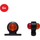 Hilal Shops Mini Takoz Lamba 6 Ledli 6 Adet (Sarı-Kırmızı)
