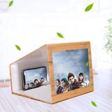 Hilall Shop 12 Inç 3D Cep Telefonu Ekran Büyüteci Ahşap - Renkli