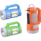 Hilall Shop 5 Watt Çift Taraflı Cob Smd Led'li Güneş Enerjili Işıldaklı El FeneriHilall Shop - Gri