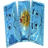 Hilalpak Tek Kullanımlık Islak Mendil 1000 Adet 6X10 cm ( EMOJİ BASKILI ) - Tek Kullanımlık Islak Mendil.