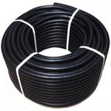 Hilalsan 14 mm Plastik Spiral Boru 10 Metre PS03 Elektrik Borusu Siyah Renkli Dayanıklı Malzeme