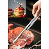 Hilamingo Home Masterchef Pratik Cımbız Maşa Pişirme Cımbızı Çelik Maşa 30cm Çelik Cımbız Pişirme Çevirme Maşası