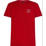 Hılfıger Stack Tee Erkek Kırmızı T-Shirt - Mw0mw38622