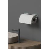 Hill Homes Krom Gümüş Yapışkanlı Kağıt Havluluk Kağıt Havlu Askısı Banyo Mutfak Havluluğu Minimal