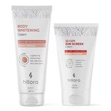 Hillora Vücut Beyazlatıcı Krem + Hillora Güneş Kremi 50 Spf