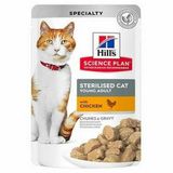 Hill's 6x85 gr Pouch Tavuklu Kısırlaştırılmış Kedi Konservesi