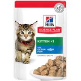 Hill's 85 gr Kitten Okyanus Balıklı Pouch Yavru Konserve Kedi Maması