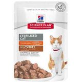 Hill's Chunks in Gravy Hindili Kısırlaştırılmış 85 gr Kedi Yaş Maması