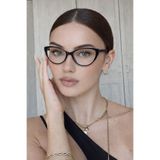 Hill's HİLLS BREEL CAT SİYAH ÇERÇEVE küçük boy Mavi Işın Korumalı Blue Block Şeffaf Ekran Gözlüğü