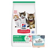 Hills Kitten Somonlu Yavru Kedi Maması 7 Kg + 2 Adet Schesir Ton Balıklı ve Aloe Kedi Konservesi