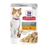 Hill's Science Plan Gravy Sterilesed Kısırlaştırılmış Tavuklu 85 gr Yaş Kedi Maması