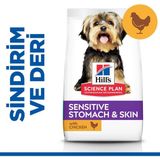 Hill's Science Plan Hill's Scıence Plan Mide ve Deri Hassasiyeti Tavuklu Küçük ve Mini Irk Yetişkin Köpek Maması 1,5kg
