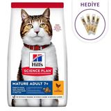 Hill's Science Plan Mature Adult 7+ Tavuklu 3 kg Yetişkin Açık Kuru Kedi Maması