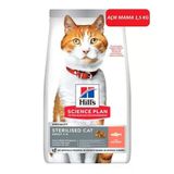 Hill's Somonlu Kısırlaştırılmış Yetişkin Kedi Maması 1,5 Kg Açık Mama