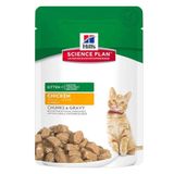 Hill's Tender Chunks Kitten Tavuklu 85 gr Yavru Kedi Yaş Maması