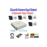 Hilook Güvenlik Kamera Seti 4 Kameralı 8 Kanal Dvr