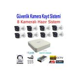 Hilook Güvenlik Kamera Seti 8 Kameralı 8Kanal Dvr 500Gb Hdd