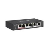 Hılook NS-0106P-35 4xFE + 2xGE Yönetilemez 35W PoE Switch