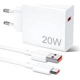 Hiltech Iphone, Ipad, Samsung, ve Android Type-C 20W (Watt) Ultra Hızlı Şarj Aleti Adaptör - Beyaz