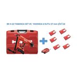 Hilti BX 4-22 Akülü Beton Çivi Çakma Tabancası + B 22-85 Batarya + C 6-22 Şarj Cihazı + 6 Kutu B-XC-27 MM Çivi