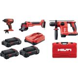 Hilti Nuron Akülü 3'lü Set Hafif ve Taşınabilir Darbeli Vidalama 5,2 Ah Ni-cd Akü ile Çok Amaçlı Kullanım