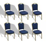 Hilton Konferans Sandalye - Lacivert (6 Adet)