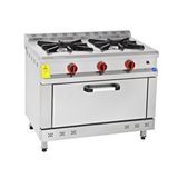 Himaksan 100x60 Cm 2+1 Tüplü 2 Li Fırınlı Ocak-kuzine Gri